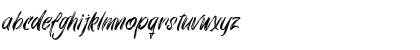 Download Bluezingham Personal Use Only Regular Font Lowercase Preview