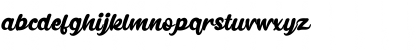 Download Bollando Regular Font Lowercase Preview