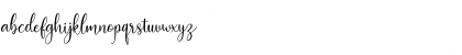 Download bolyvina Regular Font Lowercase Preview