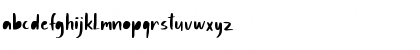 Download Bondie Regular Font Lowercase Preview