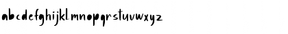 Download Bondie Regular Font Lowercase Preview