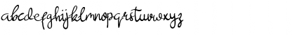 Download Bougenville Regular Font Lowercase Preview