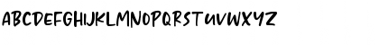 Download BOUNCY Regular Font Lowercase Preview