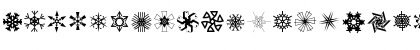 Download P22 Snowflakes Regular Font Lowercase Preview