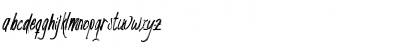 Download Brave_Signature Regular Font Lowercase Preview