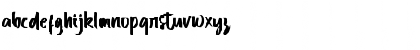 Download Break Types Regular Font Lowercase Preview