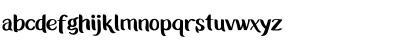 Download Bregedelpersonaluse Regular Font Lowercase Preview