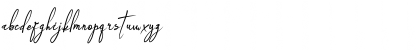 Download Bridesmaid Regular Font Lowercase Preview