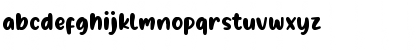 Download Bright Orchid Regular Font Lowercase Preview
