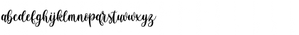 Download Brightside Regular Font Lowercase Preview