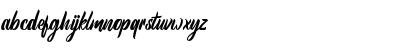 Download Brightsome  Free Personal Use Regular Font Lowercase Preview