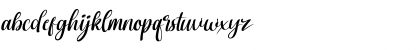 Download Brigitta Demo Regular Font Lowercase Preview