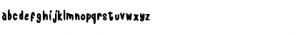Download Broken Brakes Regular Font Lowercase Preview
