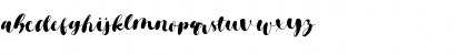 Download Brownies Sugar Regular Font Lowercase Preview