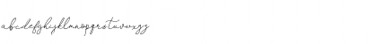 Download Brownis Regular Font Lowercase Preview