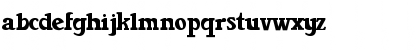 Download Bruntsfield CF Black Regular Font Lowercase Preview