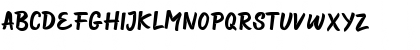 Download Brushill Regular Font Lowercase Preview