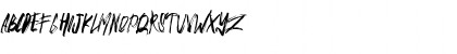 Download BRUSHY Regular Font Lowercase Preview