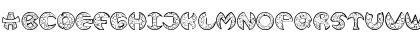 Download BUBBLE IN TEXT Regular Font Lowercase Preview