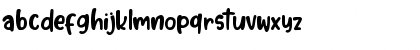 Download Bubble Mint Regular Font Lowercase Preview