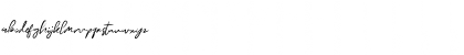 Download BuffaloSignature Regular Font Lowercase Preview