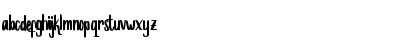 Download Bugs_Bony Regular Font Lowercase Preview