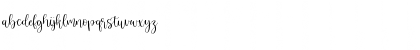 Download Bulandari Regular Font Lowercase Preview