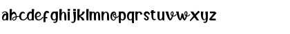 Download Butter Food Regular Font Lowercase Preview