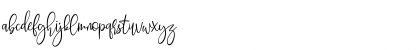 Download Butter Jelly Regular Font Lowercase Preview
