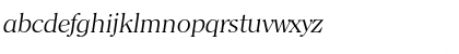 Download ClearfaceSerial-Light Italic Font Lowercase Preview
