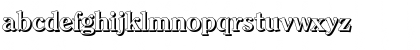 Download ClearfaceShadow Bold Font Lowercase Preview