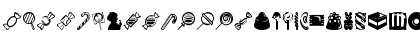 Download Candy icons Regular Font Lowercase Preview