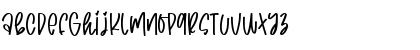 Download cheerful girl Regular Font Lowercase Preview