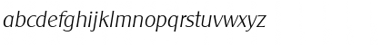 Download Cleargothic-Serial-ExtraLight RegularItalic Font Lowercase Preview