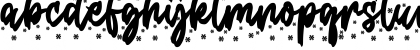 Download Christmas Present Snow Regular Font Lowercase Preview
