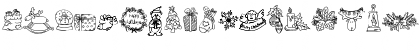 Download Christmas Season Doodle_DEMO Regular Font Lowercase Preview