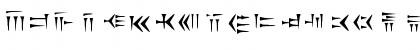 Download Cunieform Regular Font Lowercase Preview