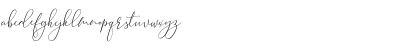 Download Brooke Smith Script Regular Font Lowercase Preview