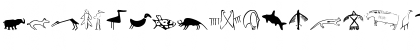 Download P22Petroglyphs NAmerican Font Lowercase Preview