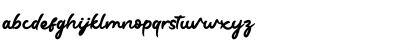 Download Degtan Personal Use Font Lowercase Preview