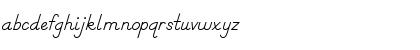 Download DNPrint Regular Font Lowercase Preview
