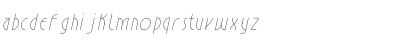 Download Estilistica Italic Font Lowercase Preview