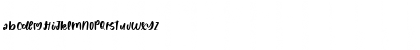 Download Evil eye Regular Font Lowercase Preview
