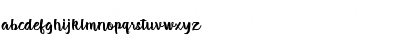 Download Brush Stroke Regular Font Lowercase Preview