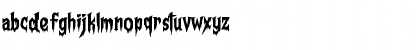 Download Frightmare Regular Font Lowercase Preview