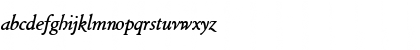 Download Cloister Italic Font Lowercase Preview