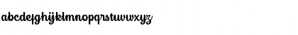 Download Glasgow Script Regular Font Lowercase Preview