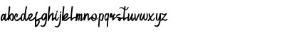 Download GonlotusFangwellDemo Script Regular Font Lowercase Preview