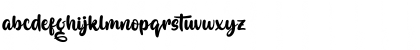 Download Gorgeous Personal Use Font Lowercase Preview