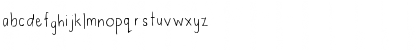 Download Handwrittening Regular Font Lowercase Preview